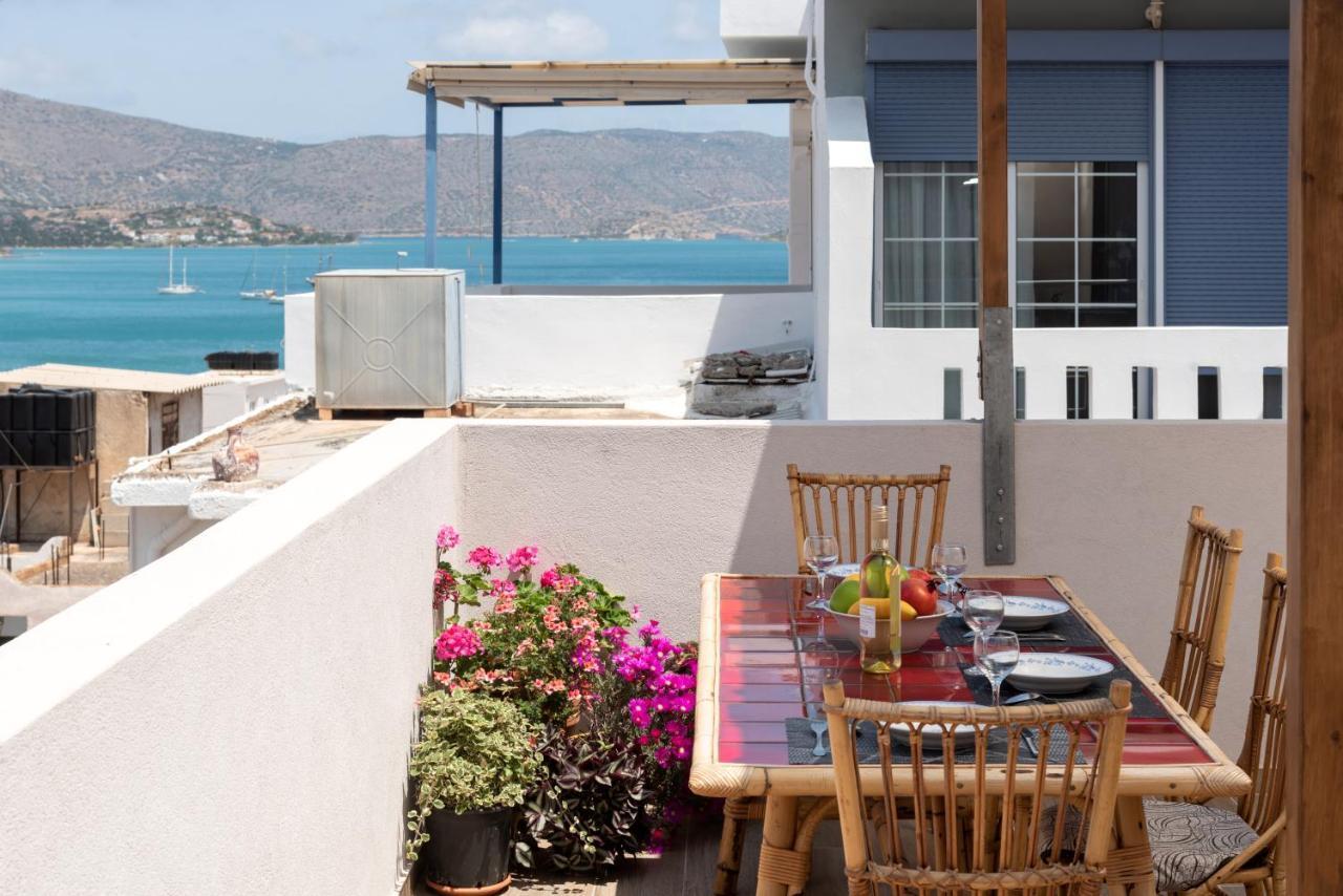 E.Berdufi Apartament Sea View Elounda Esterno foto