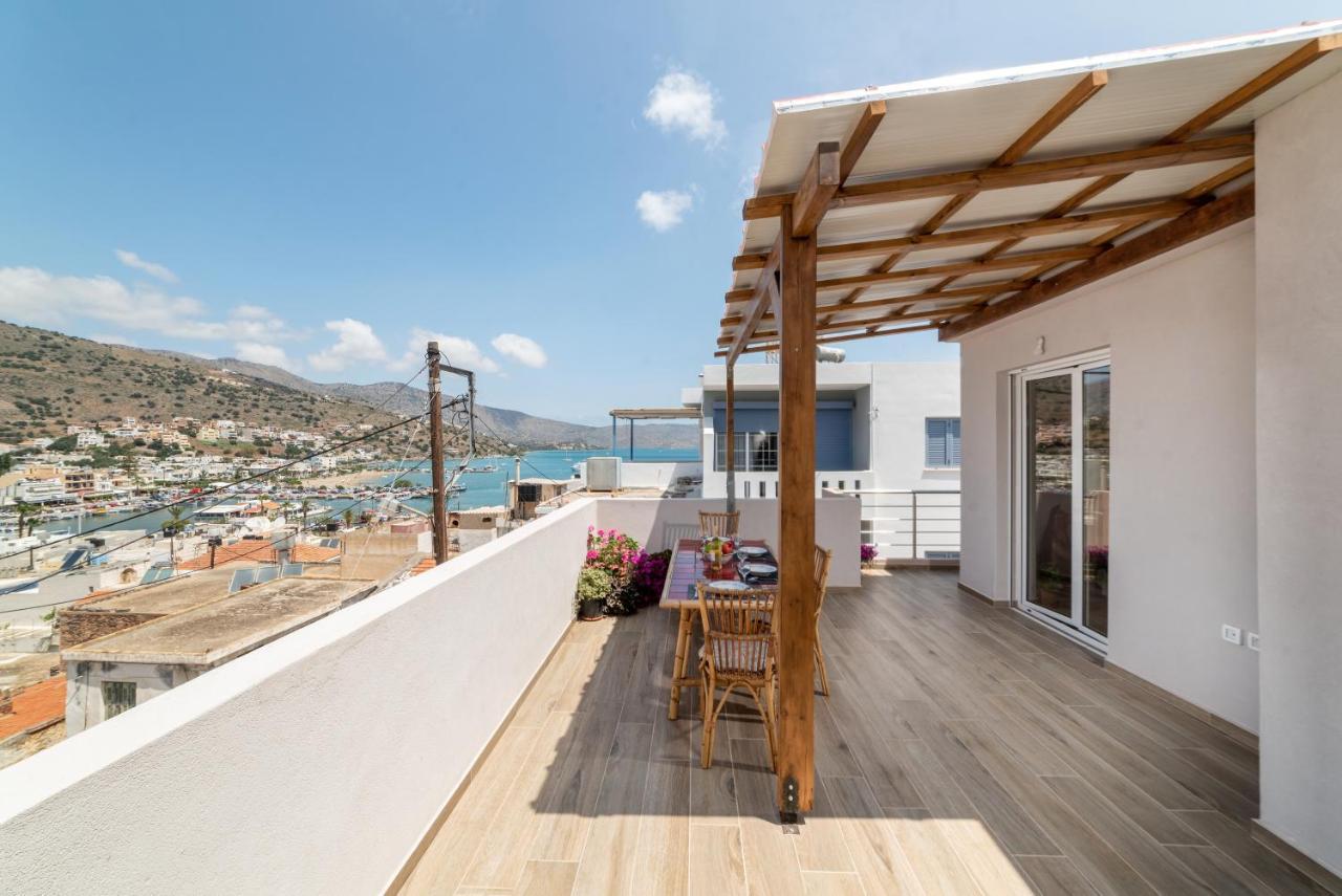 E.Berdufi Apartament Sea View Elounda Esterno foto