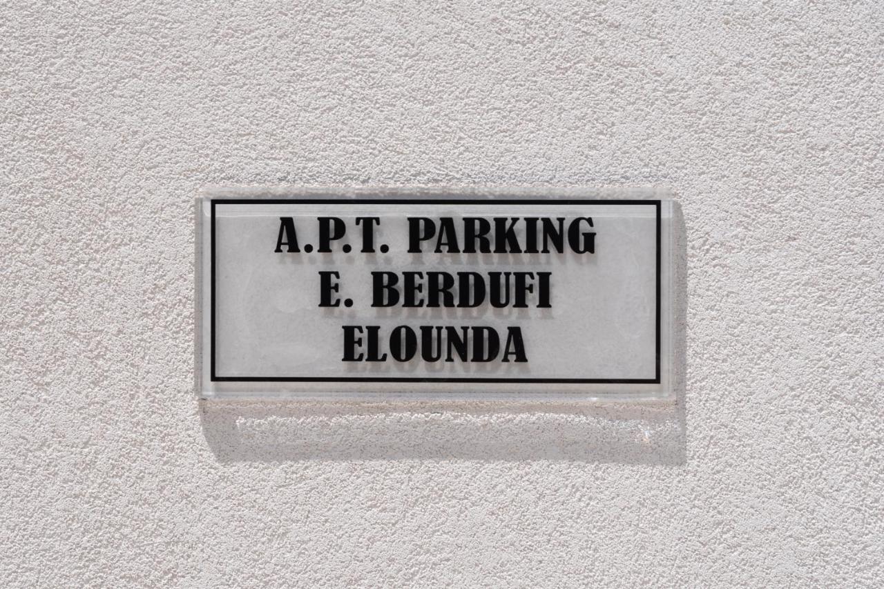 E.Berdufi Apartament Sea View Elounda Esterno foto