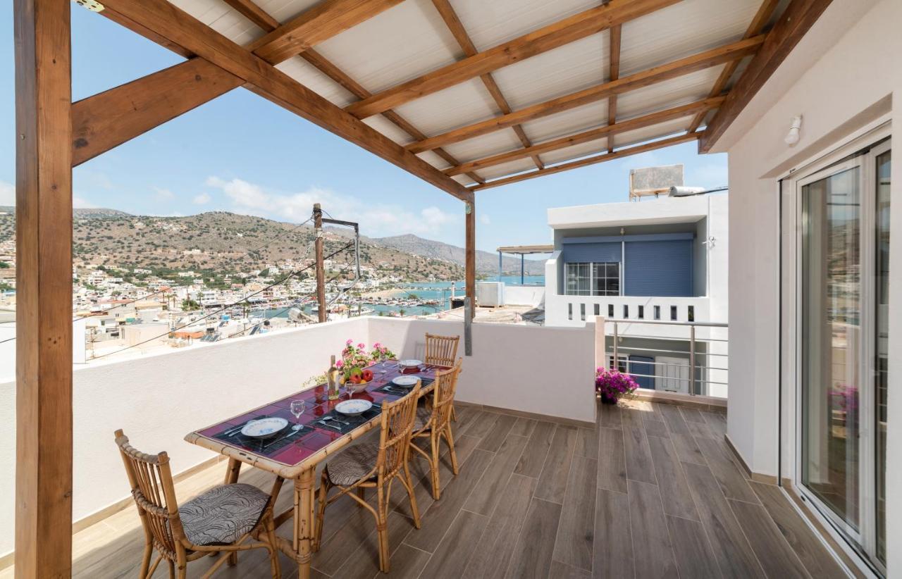 E.Berdufi Apartament Sea View Elounda Esterno foto
