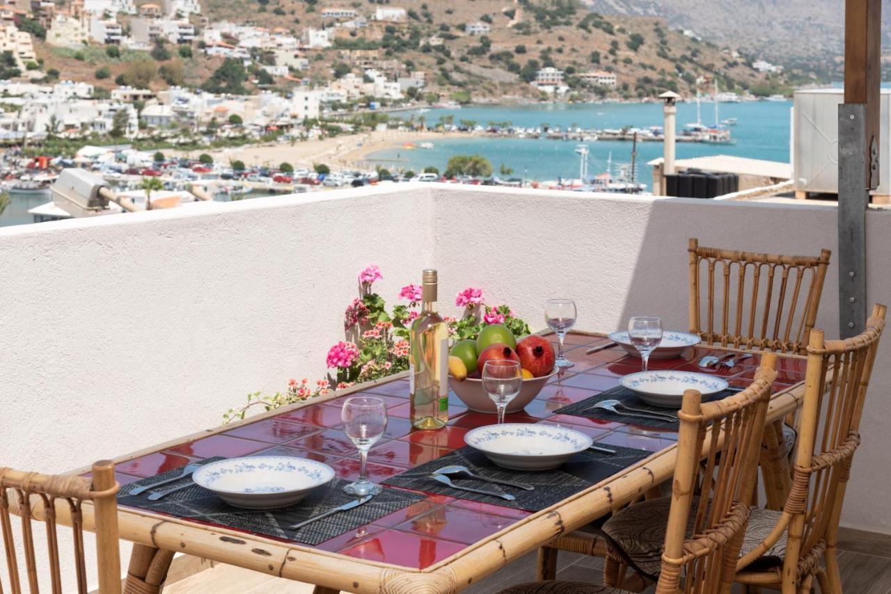 E.Berdufi Apartament Sea View Elounda Esterno foto